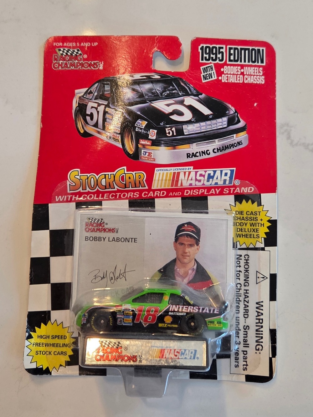 1995 Bobby Labonte #18 Interstate Batteries 1:64 Die Cast Car